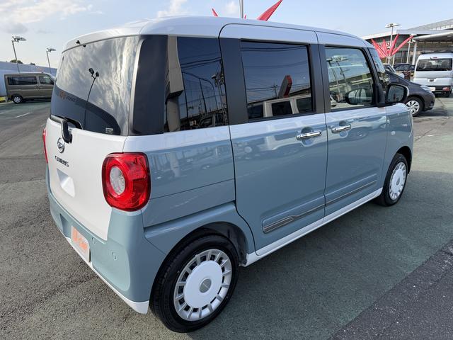 ムーヴキャンバスストライプスＧ　ディスプレイオーディオ　バックカメラ走行距離３７４キロ　一年保証・走行距離無制限　新車保証継承　両側電動スライドドア　ＬＥＤヘッドライト　コーナーセンサー　シートヒーター　電動パーキングブレーキ　カーペットマット　スマートアシスト（埼玉県）の中古車