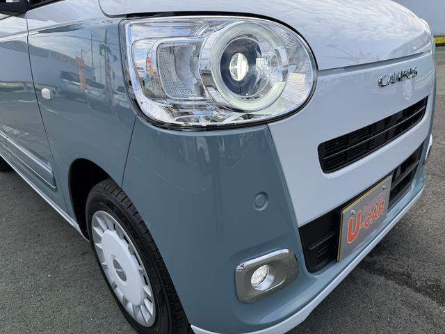 ムーヴキャンバスストライプスＧ　ディスプレイオーディオ　バックカメラ走行距離３７４キロ　一年保証・走行距離無制限　新車保証継承　両側電動スライドドア　ＬＥＤヘッドライト　コーナーセンサー　シートヒーター　電動パーキングブレーキ　カーペットマット　スマートアシスト（埼玉県）の中古車