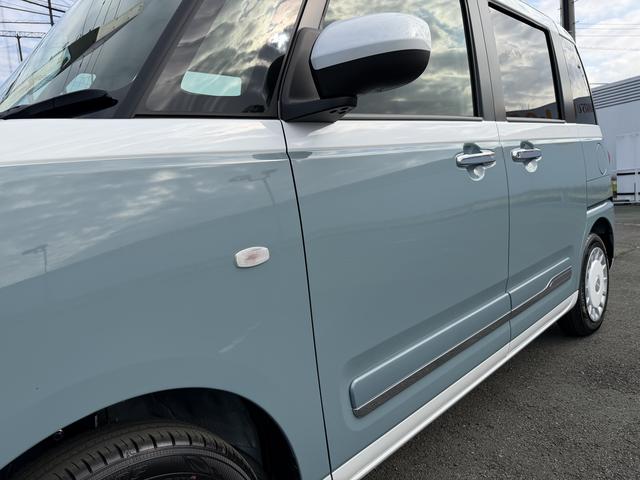 ムーヴキャンバスストライプスＧ　ディスプレイオーディオ　バックカメラ走行距離３７４キロ　一年保証・走行距離無制限　新車保証継承　両側電動スライドドア　ＬＥＤヘッドライト　コーナーセンサー　シートヒーター　電動パーキングブレーキ　カーペットマット　スマートアシスト（埼玉県）の中古車