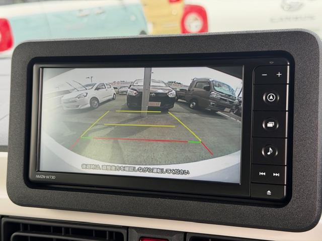 ムーヴキャンバスストライプスＧ　走行１６９９キロ／新品ナビ／バックカメラ１年保証距離無制限　走行距離１６９９キロ　純正フルセグナビ　バックカメラ　サイドエアバッグ　ＬＥＤヘッドランプ　アイドリングストップ　シートヒーター　両側電動スライドドア（埼玉県）の中古車