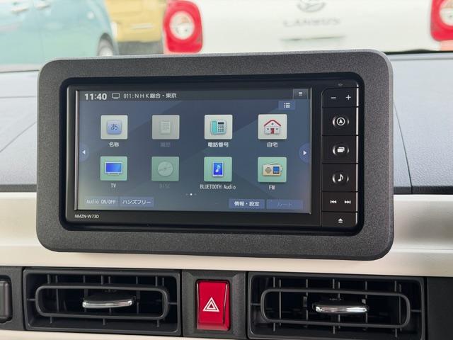 ムーヴキャンバスストライプスＧ　走行１６９９キロ／新品ナビ／バックカメラ１年保証距離無制限　走行距離１６９９キロ　純正フルセグナビ　バックカメラ　サイドエアバッグ　ＬＥＤヘッドランプ　アイドリングストップ　シートヒーター　両側電動スライドドア（埼玉県）の中古車