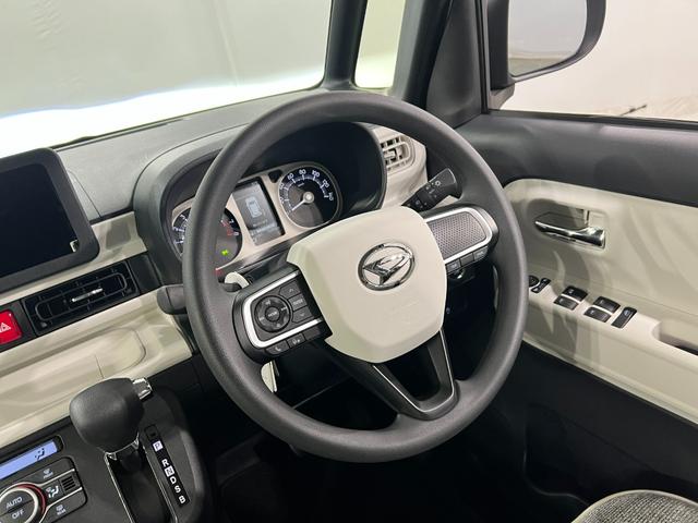 ムーヴキャンバスストライプスＧ　走行１６９９キロ／新品ナビ／バックカメラ１年保証距離無制限　走行距離１６９９キロ　純正フルセグナビ　バックカメラ　サイドエアバッグ　ＬＥＤヘッドランプ　アイドリングストップ　シートヒーター　両側電動スライドドア（埼玉県）の中古車