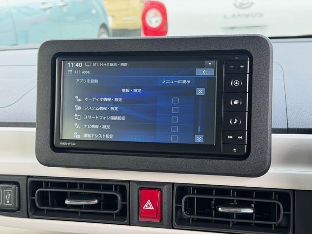 ムーヴキャンバスストライプスＧ　走行１６９９キロ／新品ナビ／バックカメラ１年保証距離無制限　走行距離１６９９キロ　純正フルセグナビ　バックカメラ　サイドエアバッグ　ＬＥＤヘッドランプ　アイドリングストップ　シートヒーター　両側電動スライドドア（埼玉県）の中古車