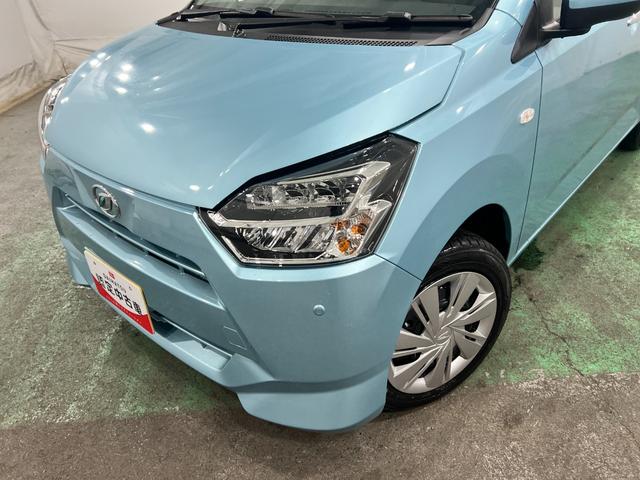 ミライースＸ　ＳＡIII　走行２７６７キロ／新品ナビ一年保証・走行距離無制限　走行２７６７キロ　助手席エアバック　オートライト　オートマチックハイビーム　クリアランスソナー　アイドリングストップ（埼玉県）の中古車