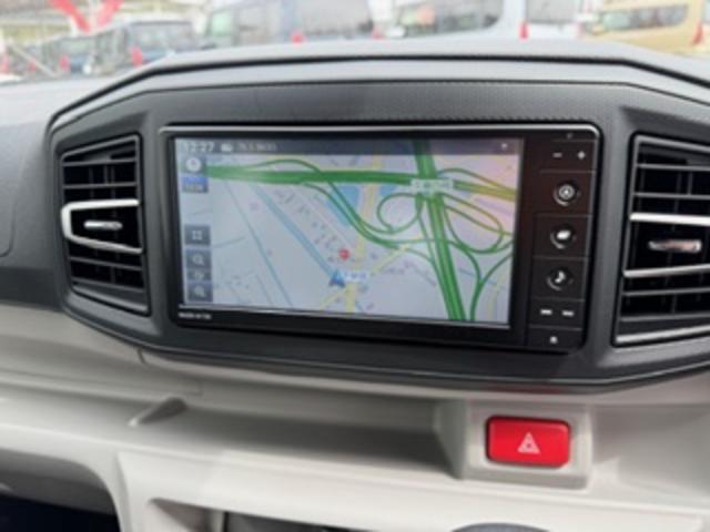 ミライースＸ　ＳＡIII　走行２７６７キロ／新品ナビ一年保証・走行距離無制限　走行２７６７キロ　助手席エアバック　オートライト　オートマチックハイビーム　クリアランスソナー　アイドリングストップ（埼玉県）の中古車