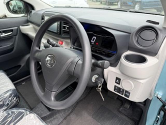 ミライースＸ　ＳＡIII　走行２７６７キロ／新品ナビ一年保証・走行距離無制限　走行２７６７キロ　助手席エアバック　オートライト　オートマチックハイビーム　クリアランスソナー　アイドリングストップ（埼玉県）の中古車