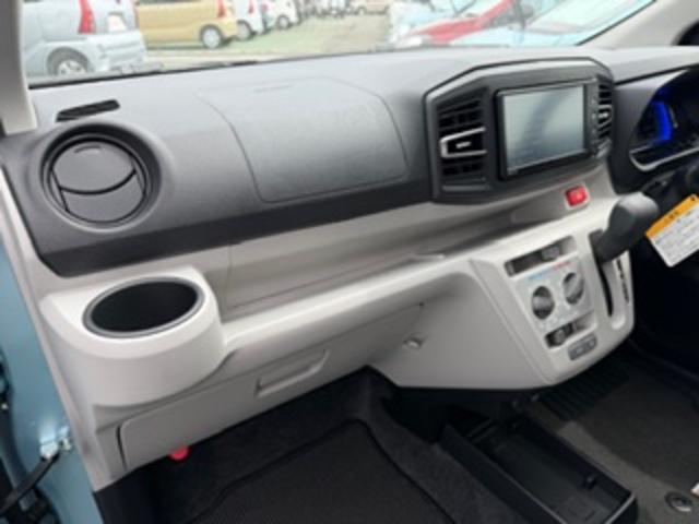 ミライースＸ　ＳＡIII　走行２７６７キロ／新品ナビ一年保証・走行距離無制限　走行２７６７キロ　助手席エアバック　オートライト　オートマチックハイビーム　クリアランスソナー　アイドリングストップ（埼玉県）の中古車