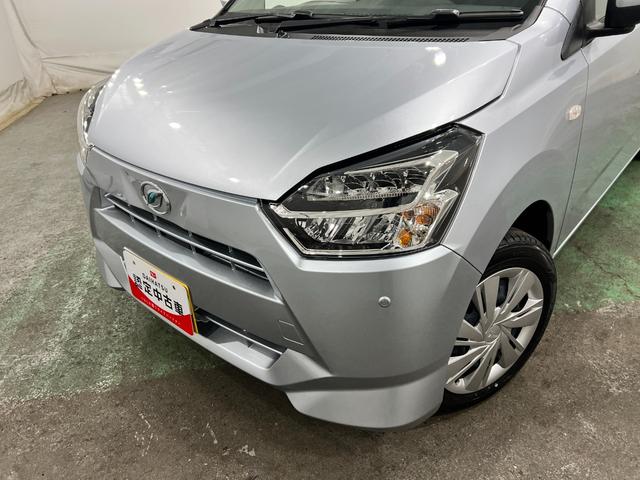 ミライースＸ　ＳＡIII　衝突回避支援システム　前後コーナーセンサー走行距離６６０キロ　新車保証継承対応　１年保証・走行無制限　ＬＥＤヘッドライト　バックカメラ　キーレスエントリー　オートライト　車線逸脱警報機能　電動格納ドアミラー　エコアイドル（埼玉県）の中古車