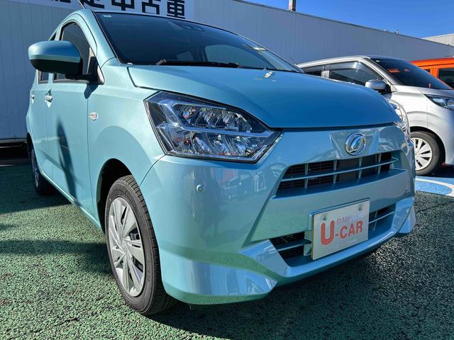 ミライースＸ　ＳＡIII　走行１４５７キロ／ＬＥＤヘッドランプ／マット１年保証距離無制限　走行距離１４５７キロ　純正マット　ＬＥＤヘッドランプ　アイドリングストップ　スマートアシスト３　電動格納式ドアミラー　キーレスエントリー（埼玉県）の中古車