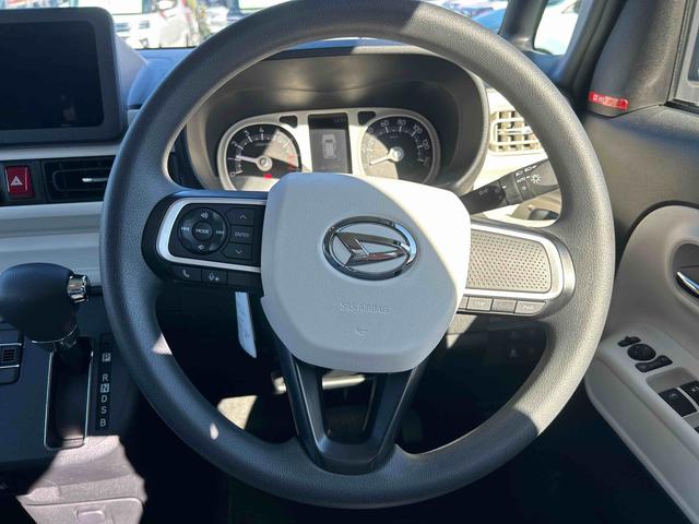 ムーヴキャンバスストライプスＧ　走行７４１６キロ／ＬＥＤヘッドランプ／マット１年保証距離無制限　走行距離７４１６キロ　マット　サイドエアバッグ　ＬＥＤヘッドランプ　アイドリングストップ　シートヒーター　オート格納式ドアミラー　電動パーキングブレーキ（埼玉県）の中古車