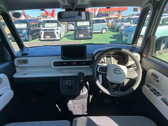 ムーヴキャンバスストライプスＧ　走行７４１６キロ／ＬＥＤヘッドランプ／マット１年保証距離無制限　走行距離７４１６キロ　マット　サイドエアバッグ　ＬＥＤヘッドランプ　アイドリングストップ　シートヒーター　オート格納式ドアミラー　電動パーキングブレーキ（埼玉県）の中古車