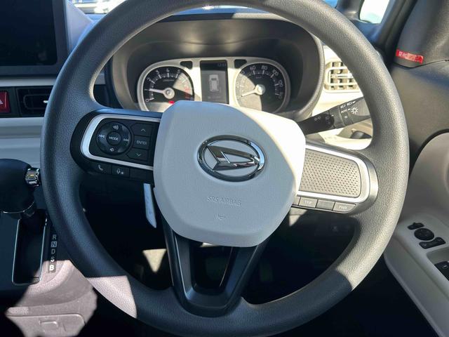 ムーヴキャンバスストライプスＧ　走行７４１６キロ／ＬＥＤヘッドランプ／マット１年保証距離無制限　走行距離７４１６キロ　マット　サイドエアバッグ　ＬＥＤヘッドランプ　アイドリングストップ　シートヒーター　オート格納式ドアミラー　電動パーキングブレーキ（埼玉県）の中古車