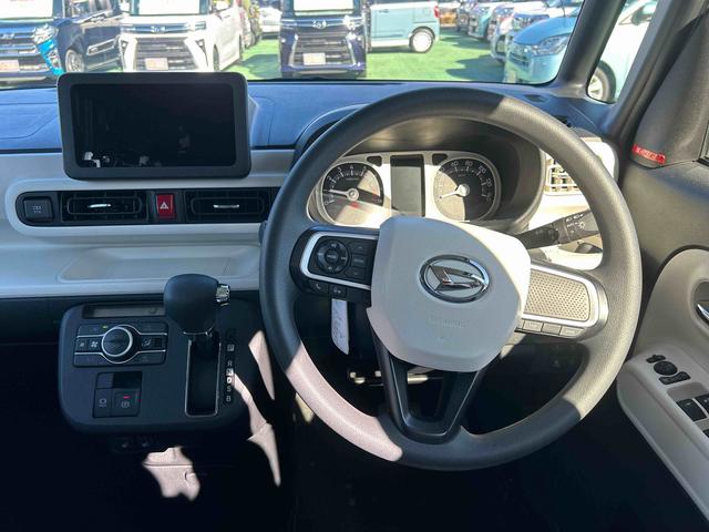 ムーヴキャンバスストライプスＧ　走行７４１６キロ／ＬＥＤヘッドランプ／マット１年保証距離無制限　走行距離７４１６キロ　マット　サイドエアバッグ　ＬＥＤヘッドランプ　アイドリングストップ　シートヒーター　オート格納式ドアミラー　電動パーキングブレーキ（埼玉県）の中古車