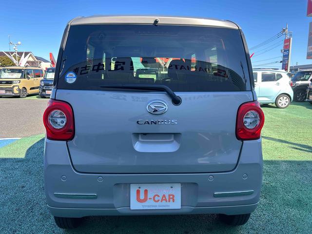 ムーヴキャンバスセオリーＧターボ　ｅｃｏＩＤＬＥ非装着車　走行１９２４キロ１年保証距離無制限　走行距離１９２４キロ　サイドエアバッグ　ＬＥＤヘッドランプ　シートヒーター　両側電動スライドドア　プッシュボタンスタート　オート格納式ドアミラー　キーフリー（埼玉県）の中古車