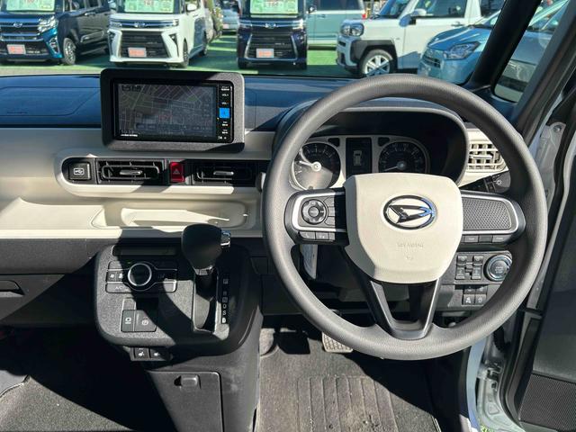 ムーヴキャンバスストライプスＧ　走行４０４８キロ／純正フルセグナビ１年保証距離無制限　走行４０４８キロ　純正フルセグナビ　サイドエアバッグ　ＬＥＤヘッドランプ　アイドリングストップ　シートヒーター　両側電動スライドドア　オート格納式ドアミラー　電動パーキングブレーキ（埼玉県）の中古車