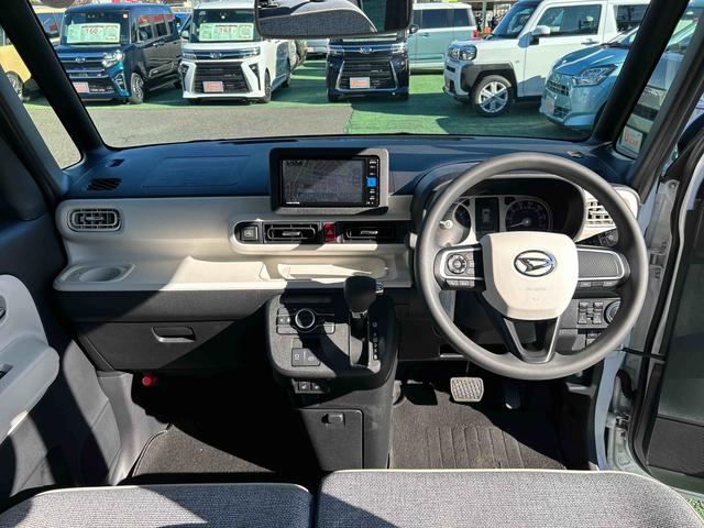 ムーヴキャンバスストライプスＧ　走行４０４８キロ／純正フルセグナビ１年保証距離無制限　走行４０４８キロ　純正フルセグナビ　サイドエアバッグ　ＬＥＤヘッドランプ　アイドリングストップ　シートヒーター　両側電動スライドドア　オート格納式ドアミラー　電動パーキングブレーキ（埼玉県）の中古車