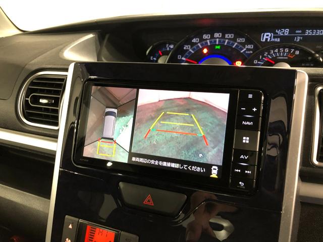 タントカスタムＸ　トップエディションＶＳ　ＳＡIII　ナビ／マット１年保証距離無制限　走行距離３５３５０キロ　フルセグナビ　パノラマモニター　ドラレコ　純正マット　ＬＥＤヘッドランプ　アイドリングストップ　シートヒーター　両側電動スライドドア　オート格納式ドアミラー（埼玉県）の中古車