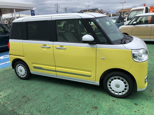 ムーヴキャンバスストライプスG 走行852キロ/両側電動スライドドア一年保証・走行距離無制限 走行852キロ サイドエアバック クリアランスソナー オートマチックハイビーム オートライト LEDヘッドライト ベンチシート シートヒーター 両側電動スライドドア(埼玉県)の中古車