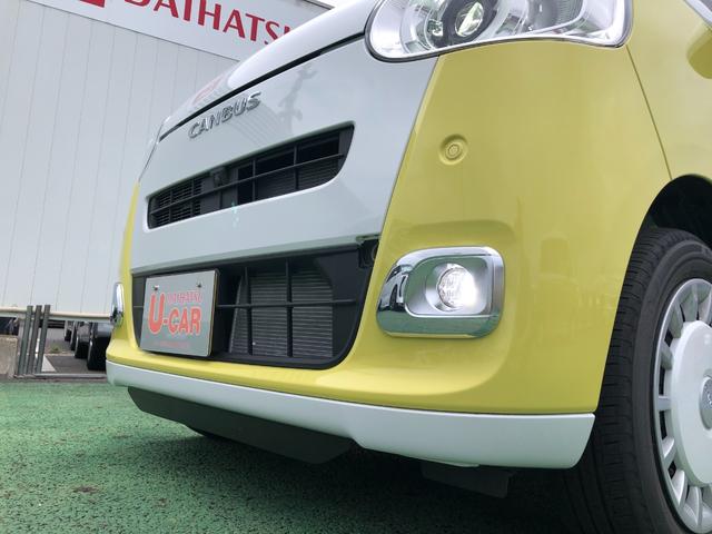 ムーヴキャンバスストライプスG 走行852キロ/両側電動スライドドア一年保証・走行距離無制限 走行852キロ サイドエアバック クリアランスソナー オートマチックハイビーム オートライト LEDヘッドライト ベンチシート シートヒーター 両側電動スライドドア(埼玉県)の中古車
