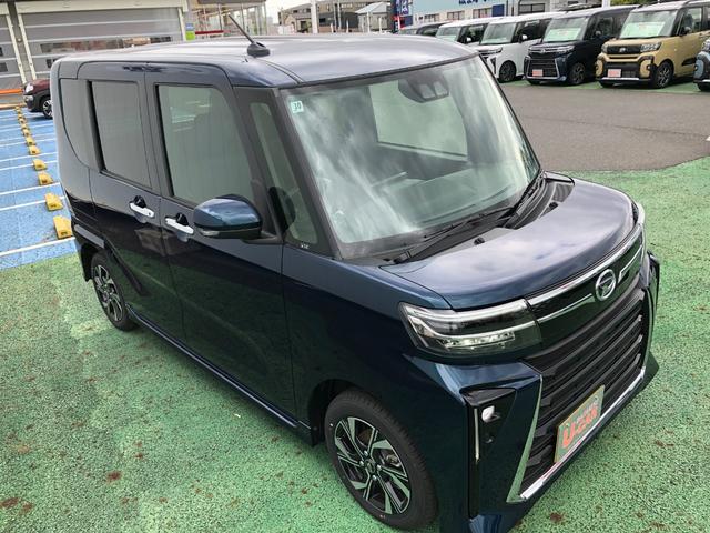 タントカスタムX 走行113キロ/ディスプレイオーディオ一年保証・走行距離無制限走行113キロ ディスプレイオーディオ バックカメラ ブルートゥース クリアランスソナー LEDヘッドライト オートライト シートヒーター 両側電動スライドドア(埼玉県)の中古車