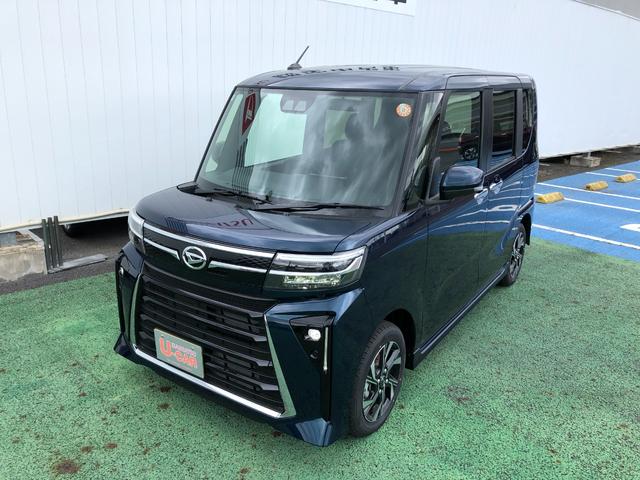 タントカスタムX 走行113キロ/ディスプレイオーディオ一年保証・走行距離無制限走行113キロ ディスプレイオーディオ バックカメラ ブルートゥース クリアランスソナー LEDヘッドライト オートライト シートヒーター 両側電動スライドドア(埼玉県)の中古車
