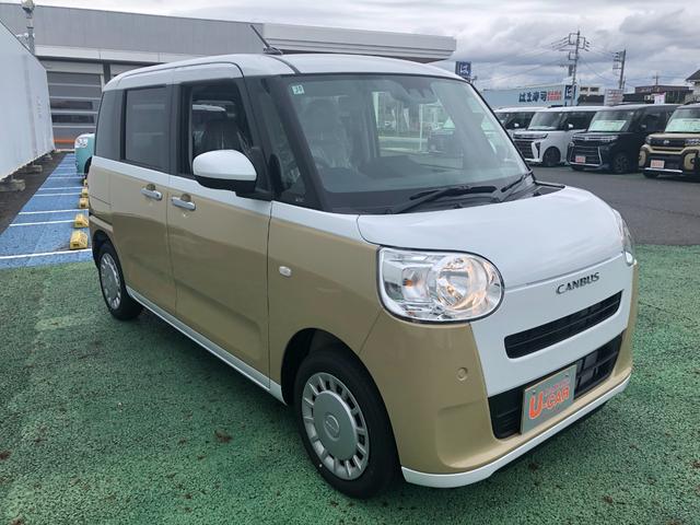 ムーヴキャンバスストライプスＸ　走行１４９０キロ／両側電動スライドドア（埼玉県）の中古車