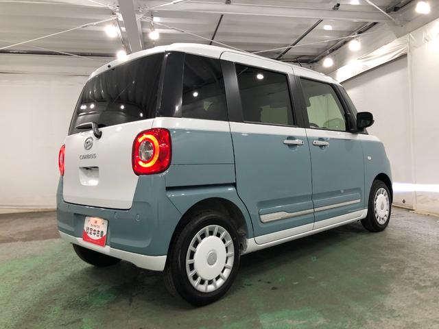 ムーヴキャンバスストライプスＧターボ　走行１４９２キロ／ＬＥＤヘッドランプ保証１年間・距離無制限付き（埼玉県）の中古車