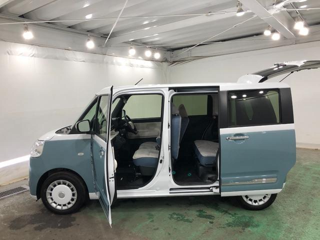 ムーヴキャンバスストライプスＧターボ　走行１４９２キロ／ＬＥＤヘッドランプ保証１年間・距離無制限付き（埼玉県）の中古車