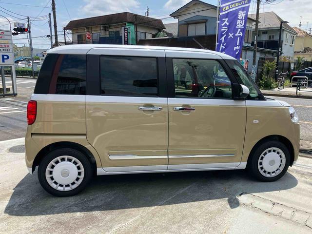 ムーヴキャンバスストライプスＧターボ保証　新車保証・まごころ保証　１年間・走行距離無制限付き（東京都）の中古車
