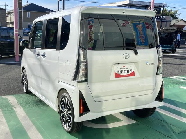 タントカスタムＲＳ保証　新車保証・まごころ保証　１年間・走行距離無制限付き（東京都）の中古車