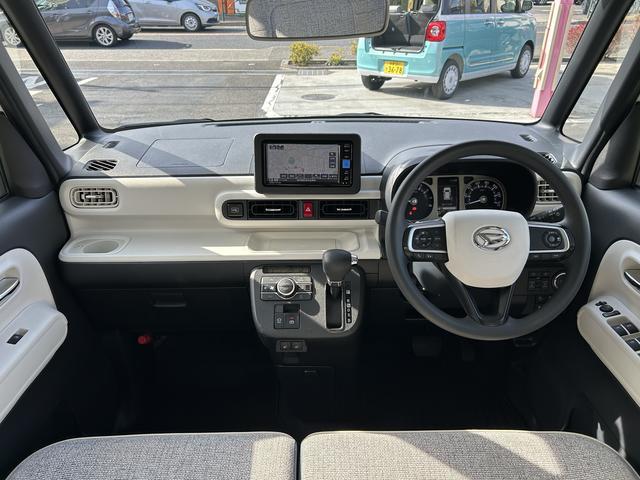 ムーヴキャンバスストライプスＧターボ　純正ナビ　バックカメラ　ＥＴＣ車載器保証　新車保証・まごころ保証　１年間・走行距離無制限付き　純正７インチナビ　ＥＴＣ車載器　バックカメラ　ＬＥＤヘッドランプ　アダプティブクルーズコントロール　両側電動スライドドア　キーフリー（東京都）の中古車