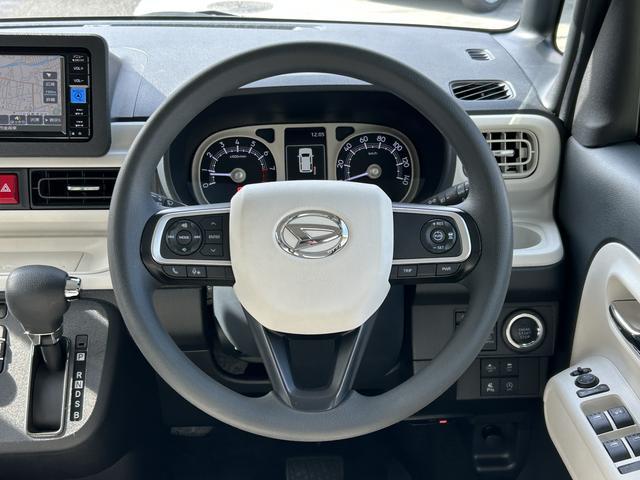 ムーヴキャンバスストライプスＧターボ　純正ナビ　バックカメラ　ＥＴＣ車載器保証　新車保証・まごころ保証　１年間・走行距離無制限付き　純正７インチナビ　ＥＴＣ車載器　バックカメラ　ＬＥＤヘッドランプ　アダプティブクルーズコントロール　両側電動スライドドア　キーフリー（東京都）の中古車