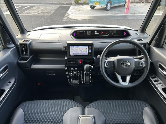 タントカスタムＲＳ　純正ナビ　ＥＴＣ　パノラマモニター保証　新車保証・まごころ保証　１年間・走行距離無制限付き　純正７インチナビ　ＥＴＣ車載器　パノラマモニター　両側電動スライドドア　前席シートヒーター　電動パーキングブレーキ　ＬＥＤヘッドランプ（東京都）の中古車