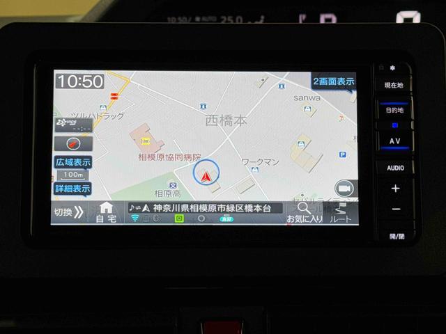 タントカスタムＲＳ　純正７インチナビ　ＥＴＣ　ドライブレコーダー保証　新車保証・まごころ保証　１年間・走行距離無制限付き　純正７インチナビ　パノラマモニター　ＥＴＣ車載器　ドライブレコーダー　両側電動スライドドア　ＬＥＤヘッドランプ　キーフリーシステム（東京都）の中古車