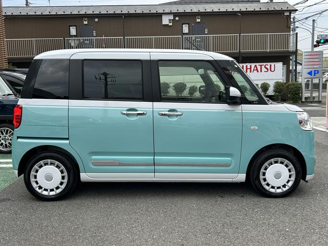 ムーヴキャンバスストライプスGターボ保証 新車保証・まごころ保証 1年間・走行距離無制限付き(東京都)の中古車