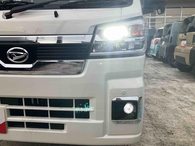 ハイゼットトラックジャンボエクストラ　届け出済み未使用車保証　新車保証・まごころ保証　１年間・走行距離無制限付き・９インチディスプレイオーディオ装備・ＬＥＤヘッドライト装備・ＬＥＤフォグランプ装備（東京都）の中古車