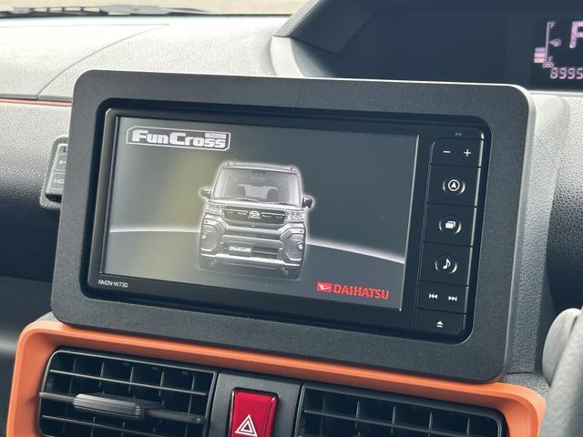 タントファンクロスターボ ナビ・ドラレコ・ETC・バックカメラ付保証 新車保証・まごころ保証 1年間・走行距離無制限付き・7インチナビ・バックカメラ・ドラレコ・ETC装備・LEDヘッドライト装備・シートヒーター装備(東京都)の中古車