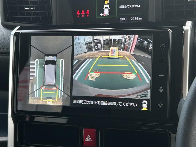 トールカスタムＧ　９インチディスプレイオーディオ　パノラマモニター保証　新車保証・まごころ保証　１年間・走行距離無制限付き・９インチディスプレイオーディオ装備・パノラマカメラ・ＬＥＤヘッドライト装備・ＬＥＤフォグ装備（東京都）の中古車