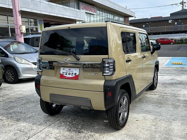 タフトGターボ ダーククロムベンチャー保証 新車保証・まごころ保証 1年間・走行距離無制限付き・7インチナビ・パノラマカメラ・装備・LEDヘッドライト装備・電動格納ミラー装備(東京都)の中古車