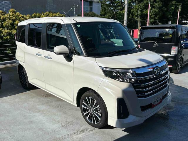 トールカスタムＧ　ターボ　ナビ・ＥＴＣ・ドラレコ・バックカメラ付保証１年付き　左右電動スライドドア　ブルートゥース　追突被害軽減ブレーキ　ＥＴＣ車載器　追従クルーズ　ＵＳＢ　ワンオーナー車　ＬＥＤヘットライト　リアカメラ　メモリーナビ　ドラレコ　キーフリー（東京都）の中古車