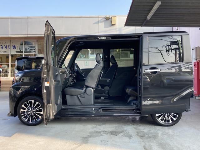 タントカスタムＲＳ　パノラマモニター・キーフリー付保証　新車保証・まごころ保証　１年間・走行距離無制限付き（東京都）の中古車
