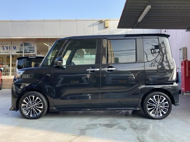 タントカスタムＲＳ　パノラマモニター・キーフリー付保証　新車保証・まごころ保証　１年間・走行距離無制限付き（東京都）の中古車