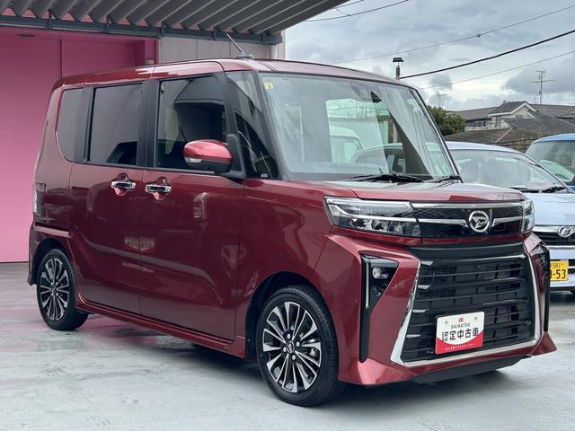 タントカスタムＲＳ　純正ナビ・前後ドラレコ・ＥＴＣ付保証　１年間・距離無制限付き　両側パワスライドドア　ＢＴ対応　オートミラー　ＥＴＣ付き　メモリーナビゲーション　運転席シートヒーター　ナビＴＶ　オートＬＥＤ　全方位モニター用カメラ　ドライブレコーダー（東京都）の中古車