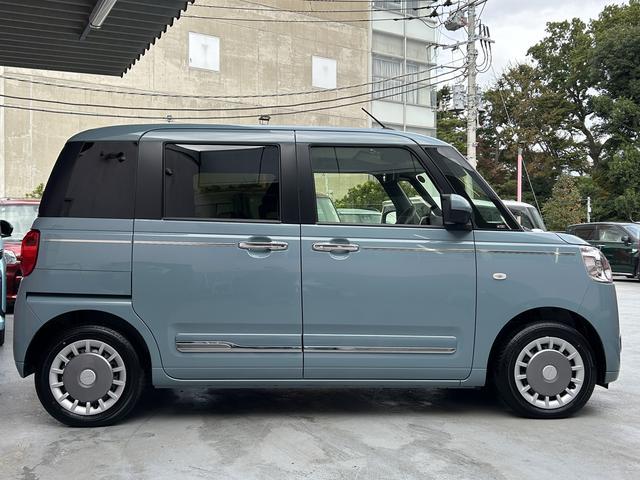 ムーヴキャンバスセオリーＧ　ナビ・ドラレコ・ＥＴＣ・パノラマモニター付保証　新車保証・まごころ保証　１年間・走行距離無制限付き　ブルートゥース　ナビＴＶ　全方位モニター　ＳＤナビ　衝突軽減ブレーキ　電動格納式ミラー　ＥＴＣ　ドラレコ　ＬＥＤヘッド　ワンオーナー　禁煙（東京都）の中古車