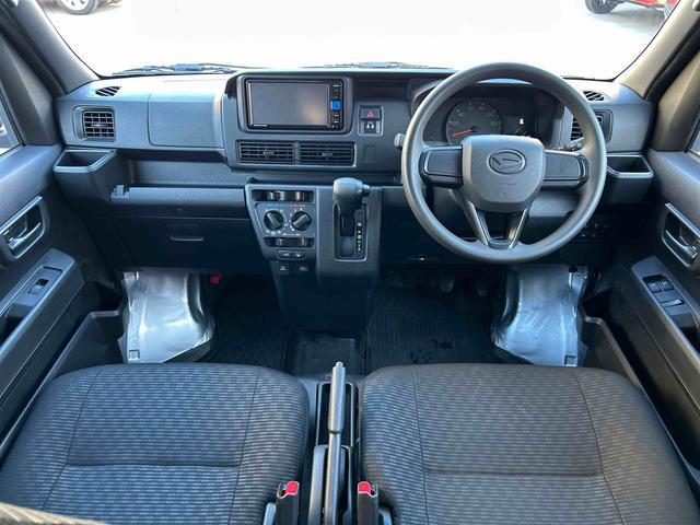 ハイゼットカーゴＤＸ　純正エントリーナビ・ＥＴＣ・キーレスキー付保証　新車保証・まごころ保証　１年間・走行距離無制限付き　Ｂｌｕｅｔｏｏｔｈ対応　ＥＴＣ車載器　ＤＶＤ　ＵＳＢ　安全ボディ　ナビＴＶ　キーレスキー　両側スライドドア　エコアイドル　ＥＳＣ　記録簿（東京都）の中古車