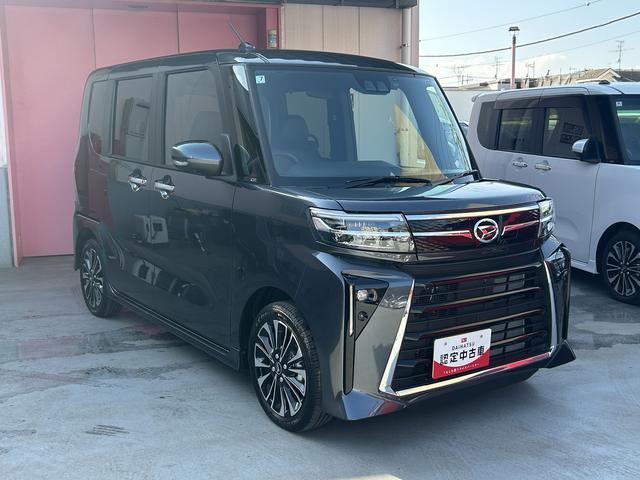 タントカスタムＲＳ　純正ナビ・ドラレコ・パノラマモニター付保証　新車保証・まごころ保証　１年間・走行距離無制限付き　両ＰＳＤ　ＵＳＢ入力　Ｂｌｕｅｔｏｏｔｈ対応　車線逸脱防止　禁煙　Ｄレコ　地デジ　シートヒータ　キーフリーキー　３６０°モニター　ナビＴＶ（東京都）の中古車