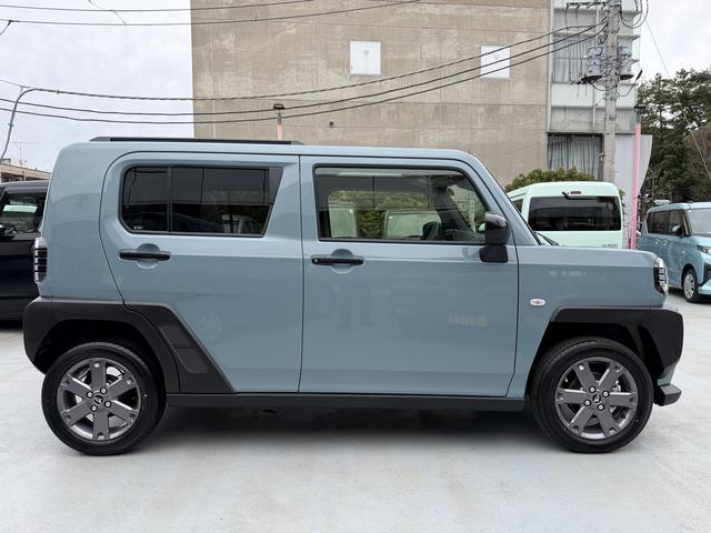 タフトGターボ ダーククロムベンチャー パノラマモニター付保証 新車保証・まごころ保証 1年間・走行距離無制限付き 追従クルコン 誤発進抑制機能 パノラマモニター対応 安全ボディ 禁煙 シートヒータ イモビライザ ワンオーナ 車線逸脱警報装置 オートライト(東京都)の中古車