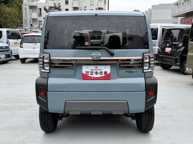 タフトGターボ ダーククロムベンチャー パノラマモニター付保証 新車保証・まごころ保証 1年間・走行距離無制限付き 追従クルコン 誤発進抑制機能 パノラマモニター対応 安全ボディ 禁煙 シートヒータ イモビライザ ワンオーナ 車線逸脱警報装置 オートライト(東京都)の中古車