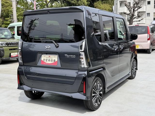 タントカスタムRSリミテッド 大画面ナビ・パノラマモニター付保証 新車保証・まごころ保証 1年間・走行距離無制限付き(東京都)の中古車