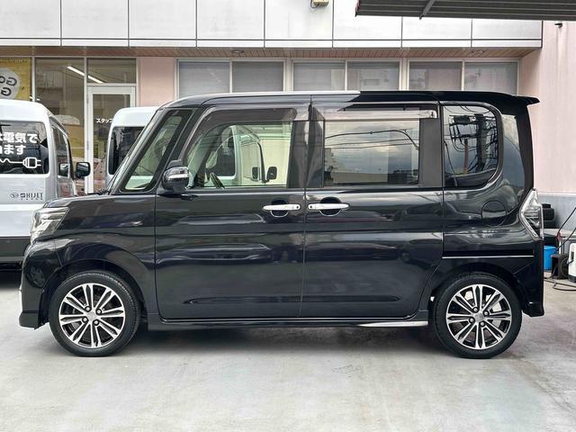 タントカスタムＲＳ　トップエディションＳＡII　ナビ・ＥＴＣ付保証　まごころ保証　１年間・走行距離無制限付き　禁煙　両側オートスライドドア　ターボ車　格納ミラー　バックモニター　地デジＴＶ　ＥＴＣ車載器　ＴＶナビ　オートライト　キーフリーシステム　ＳＤナビ（東京都）の中古車